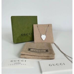 Gucci icon silver necklace